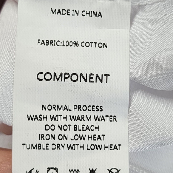 NWT Simplee Shorts Junior LARGE High Waist White Cotton Lined Crochet Hem Summer - Picture 12 of 12